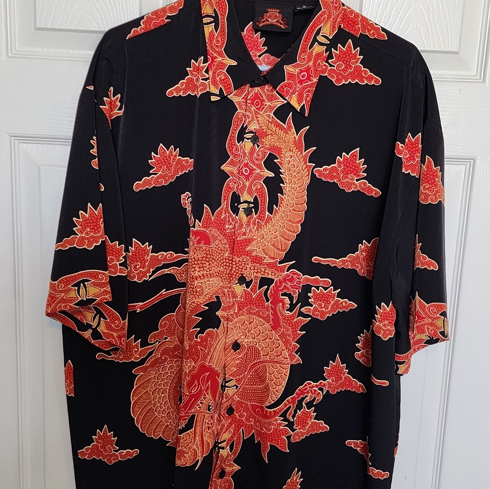 7 Diamonds Short-sleeve Dragon design shirt